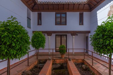 Ronda, İspanya, 22 Mayıs 2021: Casa del Gigante, İspanyol şehri Ronda