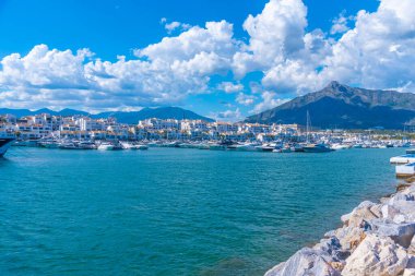 Marbella, İspanya, 23 Mayıs 2021 Marina Puerto Banus İspanya