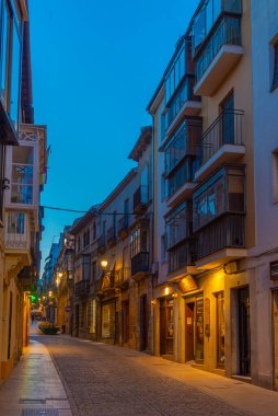 Ubeda, İspanya, 25 Mayıs 2021: Eski İspanyol şehri Ubeda 'da sokak