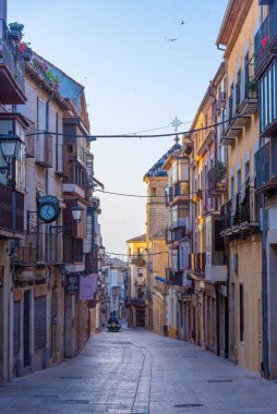 Ubeda, İspanya, 26 Mayıs 2021: Eski İspanyol şehri Ubeda 'da sokak