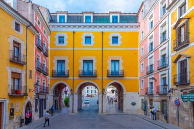 Cuenca, İspanya, 26 Mayıs 2021: İspanya 'nın Cuenca kentindeki belediye binası