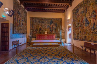 Cuenca, İspanya, 27 Mayıs 2021: İspanya 'nın Cuenca kentindeki Museo Diocesiano