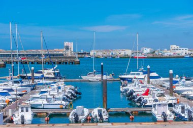 Peniche, Portekiz, 1 Temmuz 2021 Marina, Portekiz şehri Peniche