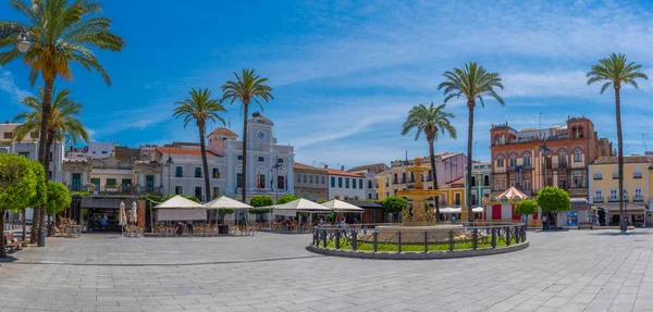 Merida Ισπανία Μαΐου 2021 Θέα Στο Δημαρχείο Μέσω Της Plaza — Φωτογραφία Αρχείου