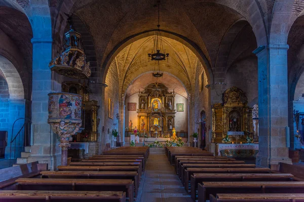 Alberca España Mayo 2021 Interior Iglesia Señora Asunción Pueblo Alberca —  Fotos de Stock
