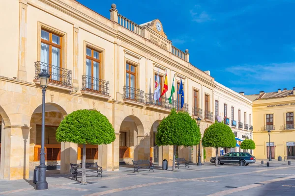 Ronda Ισπανία Μαΐου 2021 Plaza Espana Στην Ισπανική Πόλη Ronda — Φωτογραφία Αρχείου