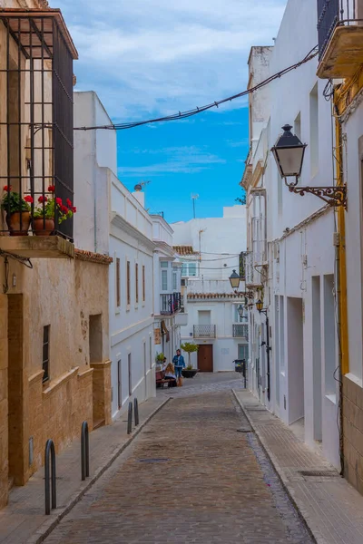 Tarifa Španělsko Května 2021 Bílá Ulice Starém Městě Tarifa — Stock fotografie