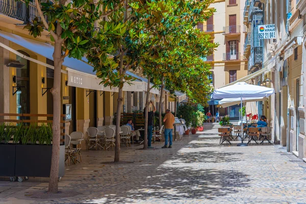 Málaga España Mayo 2021 Calle Estrecha Centro Málaga España — Foto de Stock