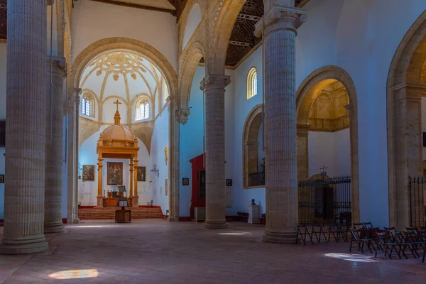 2021年5月24日 西班牙安泰基拉 西班牙安泰基拉市圣玛丽亚拉梅尔教堂的内部 — 图库照片