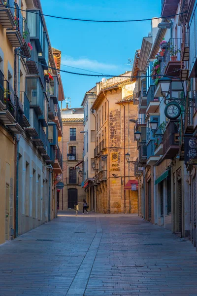 Ubeda, İspanya, 26 Mayıs 2021: Eski İspanyol şehri Ubeda 'da sokak