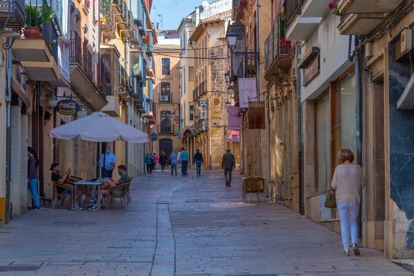 Ubeda, İspanya, 26 Mayıs 2021: Eski İspanyol şehri Ubeda 'da sokak