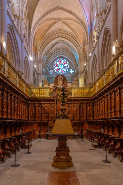 Cuenca Spain May 2021 Interior Cathedral Cuenca Spain — Stock Photo, Image
