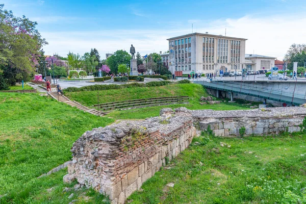 Silistra Bulgarien Maj 2021 Forntida Ruiner Bulgariska Staden Silistra — Stockfoto