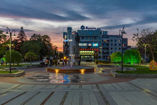 2021年5月3日 保加利亚Silistra 保加利亚Silistra镇主要广场 — 图库照片