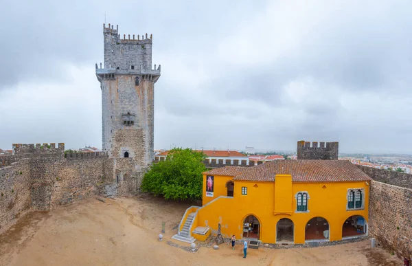 Beja Portugalia Czerwca 2021 Widok Zamek Portugalskim Mieście Beja — Zdjęcie stockowe