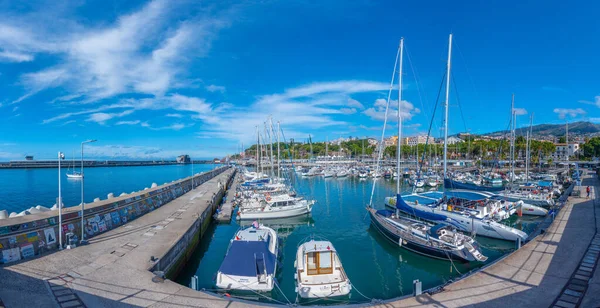 Funchal Portugal Juni 2021 Jachthaven Portugese Stad Funchal — Stockfoto