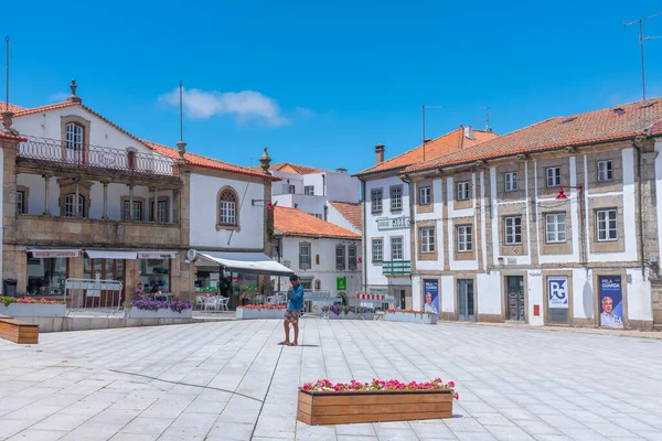 Guarda Portugal July 2021 Old Town Square Guarda Town Portugal — Stock Photo, Image