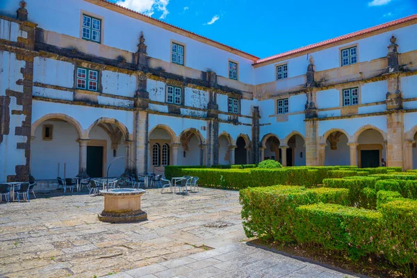 Tomar, Portekiz, 22 Haziran 2021: Tomar, Portekiz 'deki İsa Manastırı.