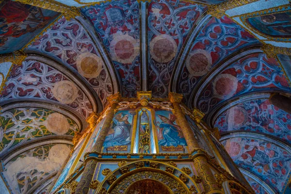 Tomar Portekiz Haziran 2021 Tomar Portekiz Deki Manastırın Içindeki Kilise — Stok fotoğraf