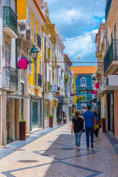 Setúbal Portugal Junho 2021 Rua Estreita Cidade Velha Cidade Portuguesa — Fotografia de Stock