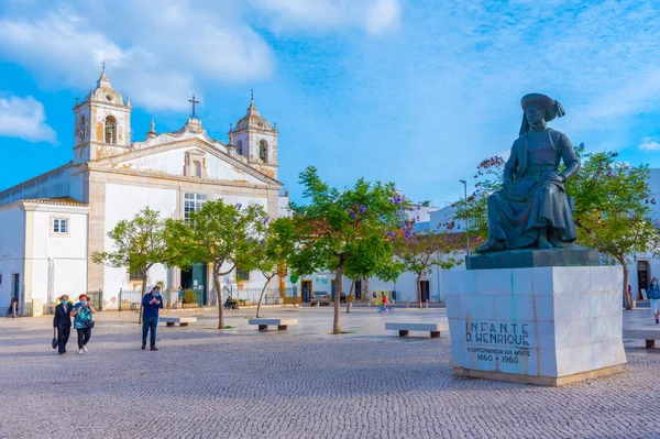 Lagos Portugalia Czerwca 2021 Kościół Parafialny Santa Maria Portugalskim Mieście — Zdjęcie stockowe