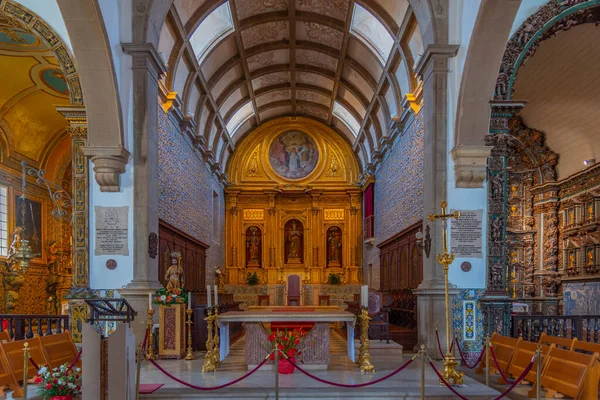 Faro Portogallo Giugno 2021 Interno Della Cattedrale Nella Città Portoghese — Foto Stock