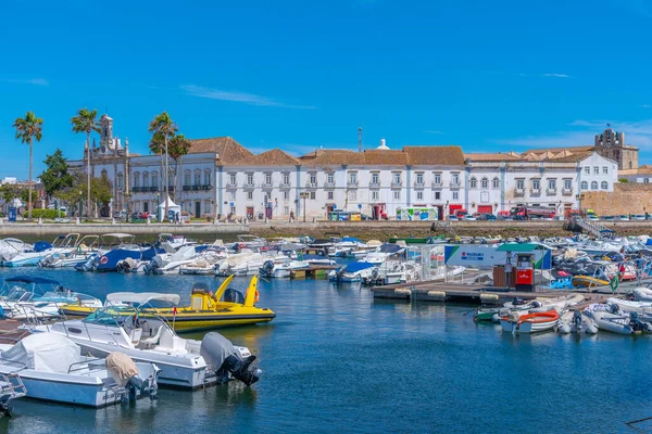 Faro Portugalsko Června 2021 Přístav Portugalském Městě Faro — Stock fotografie