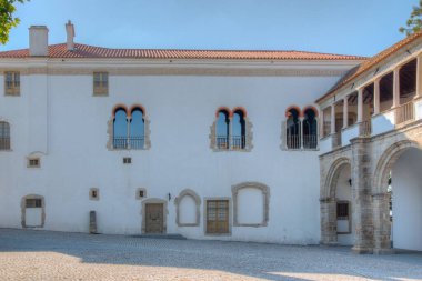 Evora, Portekiz, 14 Haziran 2021: Paco de Sao Miguel, Portekiz şehri Evora.