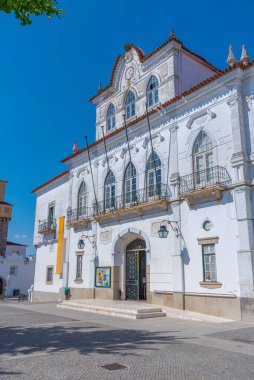 Evora, Portekiz, 14 Haziran 2021: Evora, Portekiz 'de Camara Belediyesi.