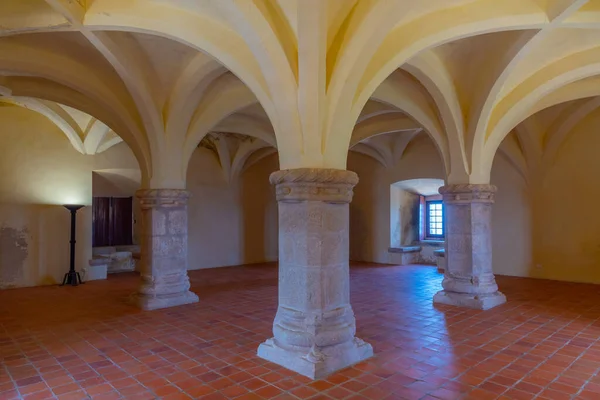 Estremoz, Portekiz, 15 Haziran 2021: Portekiz 'in Evoramonte köyündeki şatonun içi.