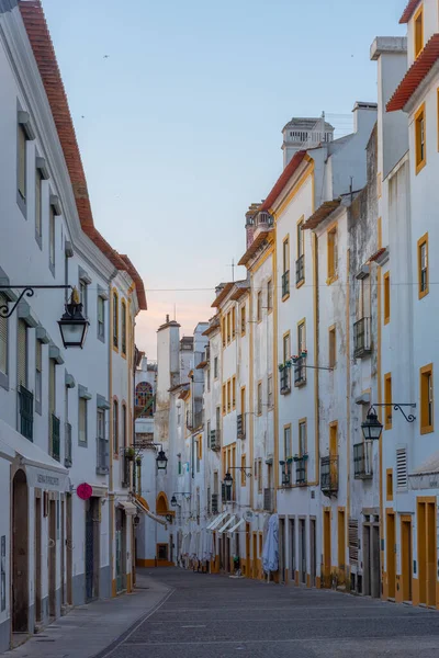 Evora Portugal Junio 2021 Calle Comercial Ciudad Portuguesa Evora — Foto de Stock