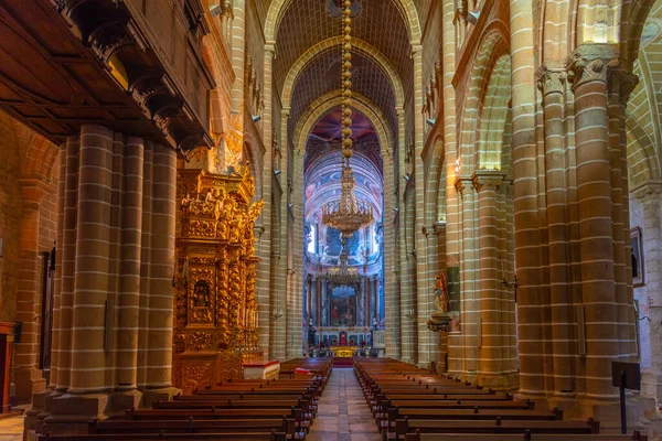 Evora Πορτογαλία Ιουνίου 2021 Εσωτερικό Του Καθεδρικού Ναού Της Εύωρας — Φωτογραφία Αρχείου