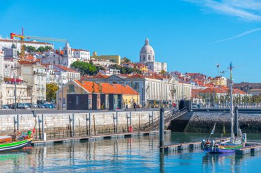 Lizbon, Portekiz, 25 Ekim 2021: Lizbon 'daki ulusal panteon marina, Portekiz.