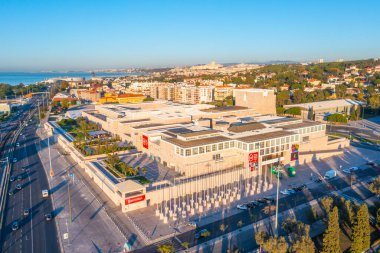 Lizbon, Portekiz, 24 Ekim 2021: Portekiz 'deki kültür merkezi.