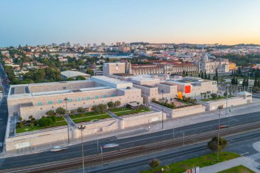 Lizbon, Portekiz, 24 Ekim 2021: Portekiz 'deki kültür merkezi.