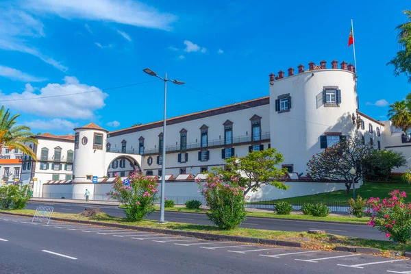 Funchal, Portekiz, 13 Haziran 2021: Palacio de Sao Lourenco Portekiz 'in Funchal kasabasında.