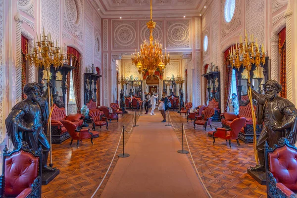 Sintra Portugal Octubre 2021 Interior Del Palacio Nacional Pena Sintra —  Fotos de Stock
