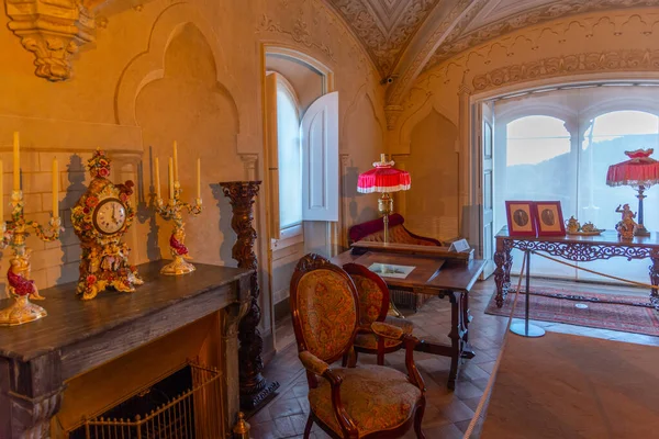 Sintra Portogallo Ottobre 2021 Interno Del Palazzo Nazionale Pena Sintra — Foto Stock