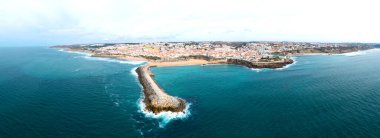 Ericeira, Portuga 'da beton iskele.