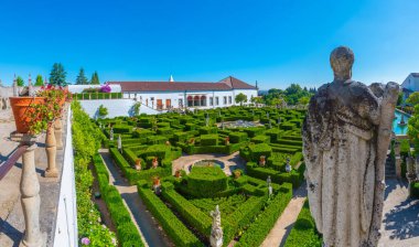 Portekiz 'de Castelo Branco' daki Bishop 's Palace Garden.