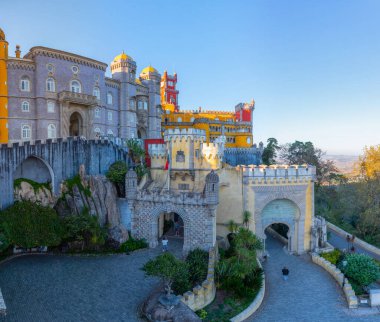 Sintra, Portekiz yakınlarındaki Pena Ulusal Sarayı