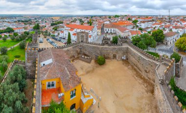 Portekiz 'in Bej şehrinin manzarası