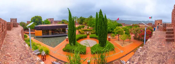 View Castle Portuguese Town Silve — Stock Photo, Image