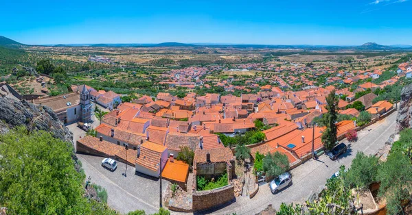 Portekiz 'in Monsanto şehrinin Panoraması