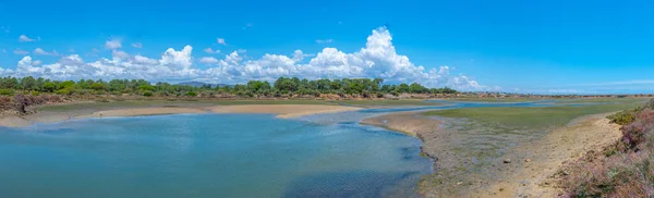 Portekiz Deki Ria Formosa Ulusal Parkı Nın Bataklıkları — Stok fotoğraf