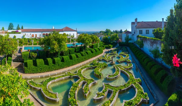 Portekiz 'de Castelo Branco' daki Bishop 's Palace Garden.