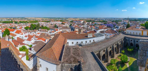 Αεροφωτογραφία Της Πορτογαλικής Πόλης Evor — Φωτογραφία Αρχείου