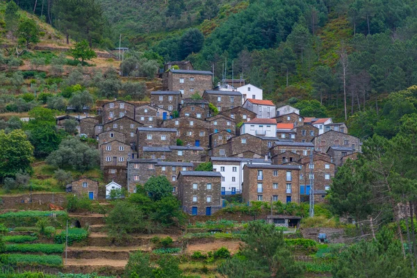 Panorama Wioski Piodao Portugalii — Zdjęcie stockowe