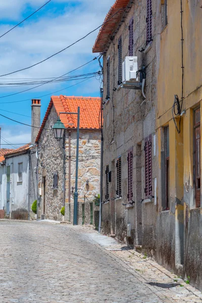 Rue Étroite Dans Vieille Ville Belmonte Portugal — Photo