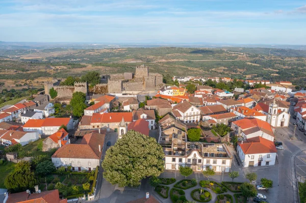 Αεροφωτογραφία Της Πορτογαλικής Πόλης Trancoso — Φωτογραφία Αρχείου